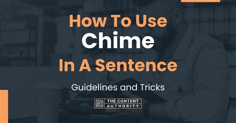 use chime in a sentence.